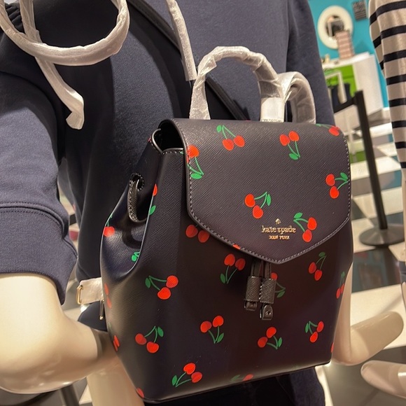 Kate Spade lizzie medium flap backpack
BLACK MULTI - Picture 11 of 16